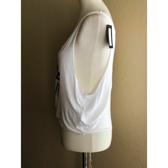STYLESTALKER White Yoga Made Me Do it Tank Top L - Picture 6 of 10